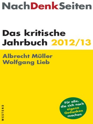cover image of NachDenkSeiten